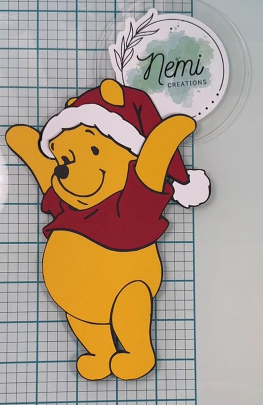 Christmas Pooh Money Card